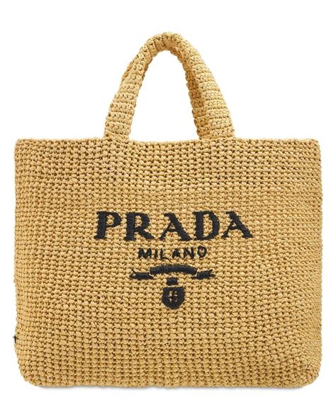 Sacs à main en paille PRADA pour Femme .